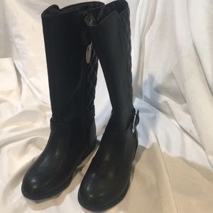 So hip hop black girls boot size 1  memory foam